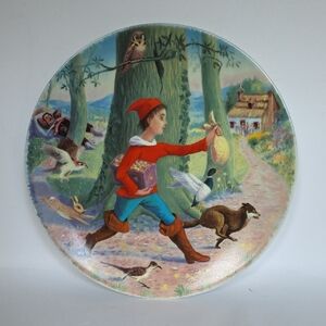 Vintage 1984 Wall Plate Le Petit Poucet By Limoges Turgot AC 908